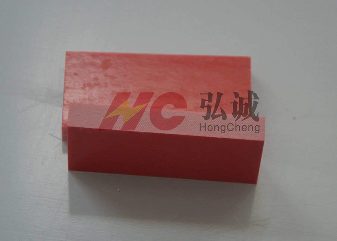 الأحمر GPO3 ورقة الألياف الزجاجية تطبيق المحولات الأعلى - غطاء والغطاء السفلي