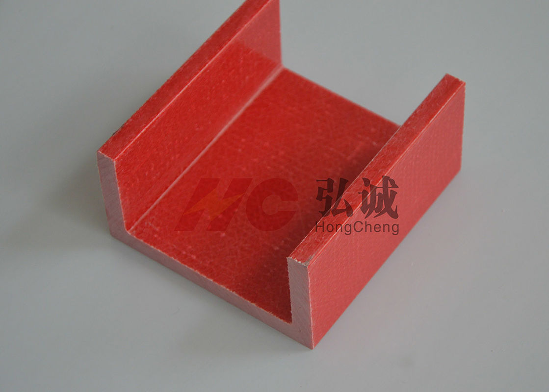 أحمر U قناة / الألياف الزجاجية الهيكلية الأشكال 180 ثانية عالية المقاومة القوس