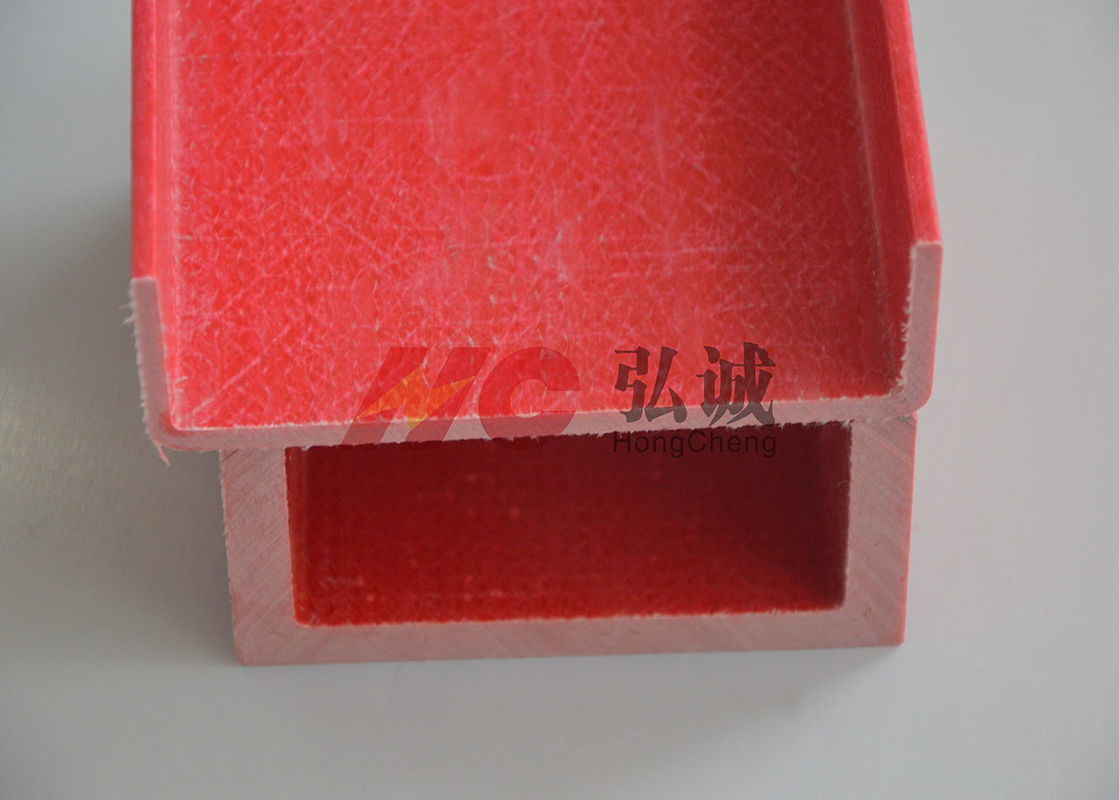 أحمر U قناة / الألياف الزجاجية الهيكلية الأشكال 180 ثانية عالية المقاومة القوس