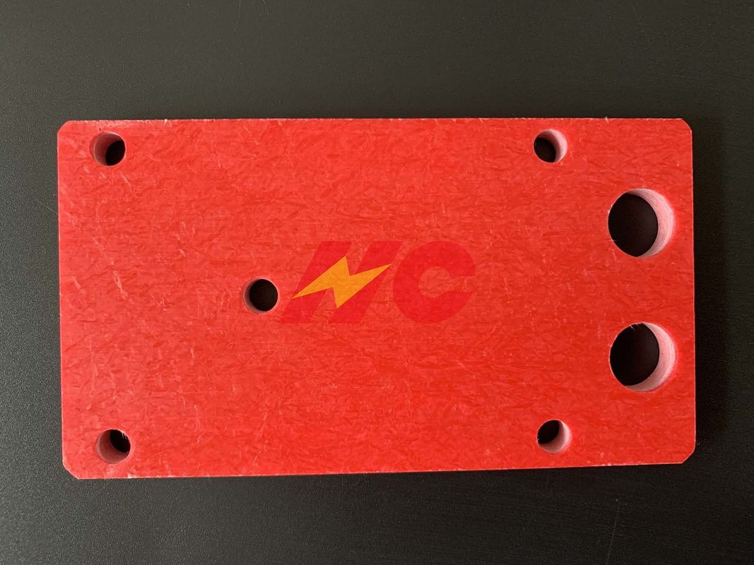 الأحمر والأبيض ورقة Gpo3 CTI 600V راتنجات البوليستر ورقة لمجلس الوزراء الكهربائية