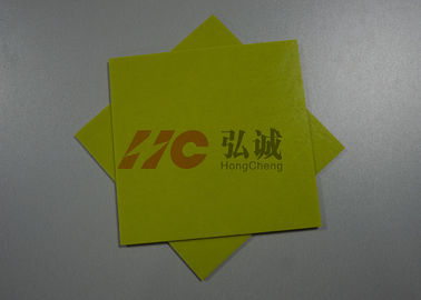 الأصفر GPO3 الألياف الزجاجية ورقة العزل الكهربائية مستقرة القوة الميكانيكية